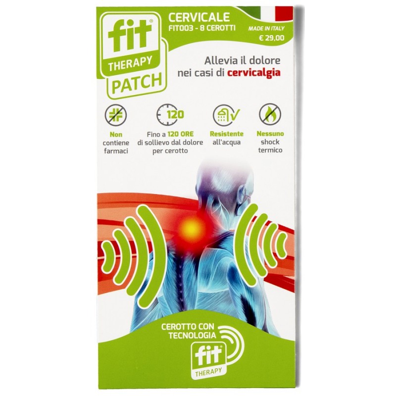 D. Fenstec Cerotto Fit Therapy Cervicale 8 Pezzi