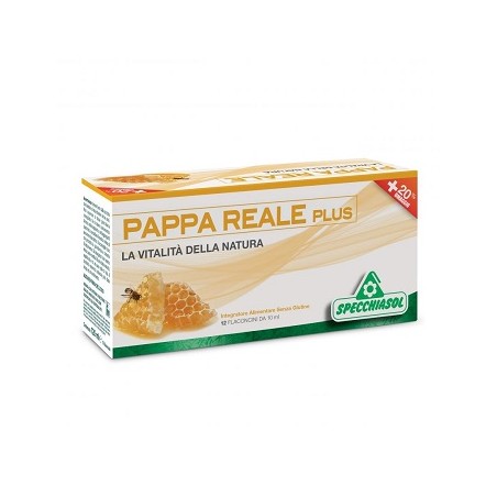 Specchiasol Pappa Reale Plus 12 Flaconcini X 10 Ml