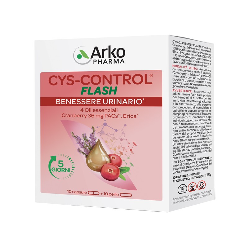 Arkofarm Cys Control Flash 20 Capsule