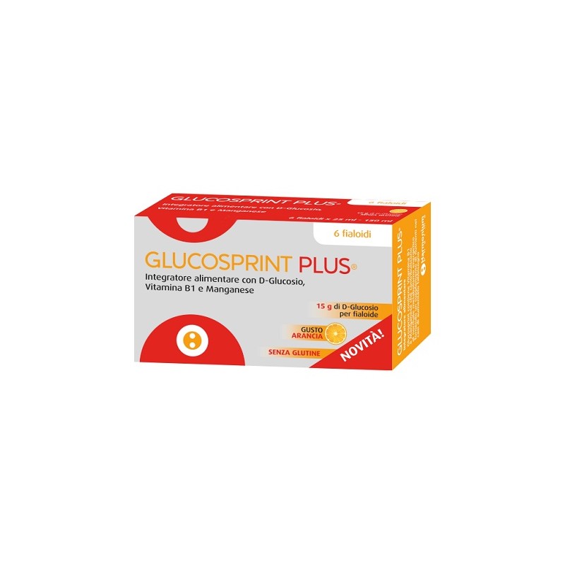 Harmonium Pharma Glucosprint Plus Arancia 6 Fialoidi Da 25 Ml