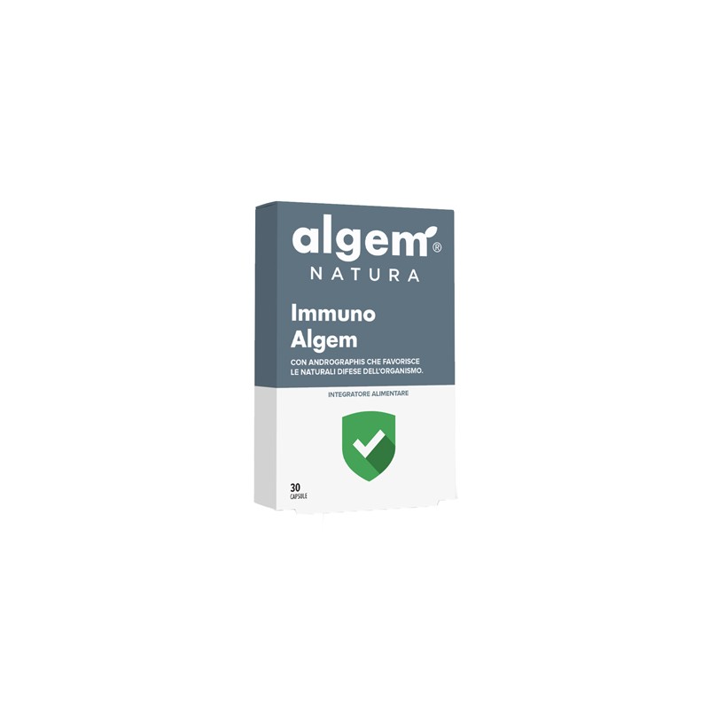 Algem Natura Immuno Algem 30 Capsule Vegetali Da 400 Mg