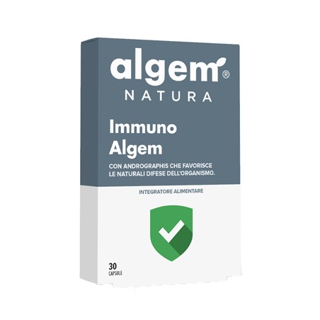 Algem Natura Immuno Algem 30 Capsule Vegetali Da 400 Mg