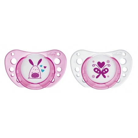 Chicco Succhicco Air Girl Caucciu' 0-6 Mesi 2 Pezzi