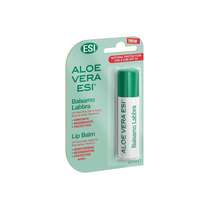 Esi Aloe Vera Stick Spf 20 Labbra