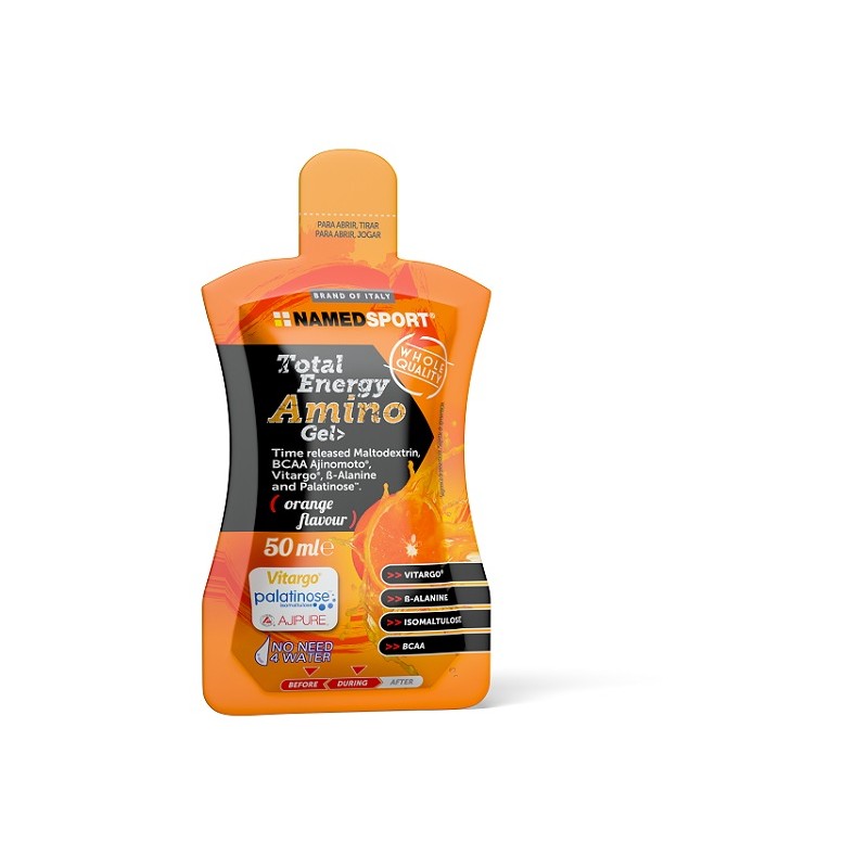 Namedsport Total Energy Amino Gel Orange Flavour 50 Ml