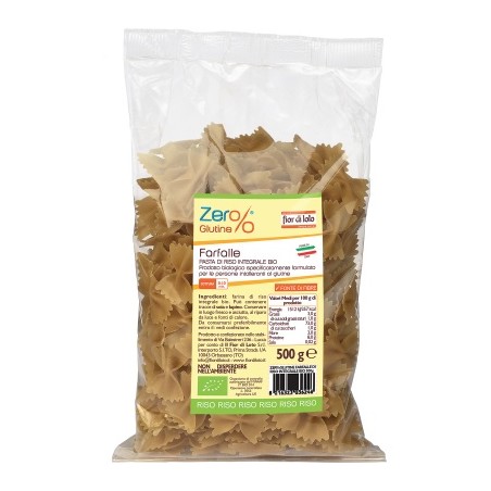 Biotobio Zer% Glutine Farfalle Di Riso Integrale Bio 500 G