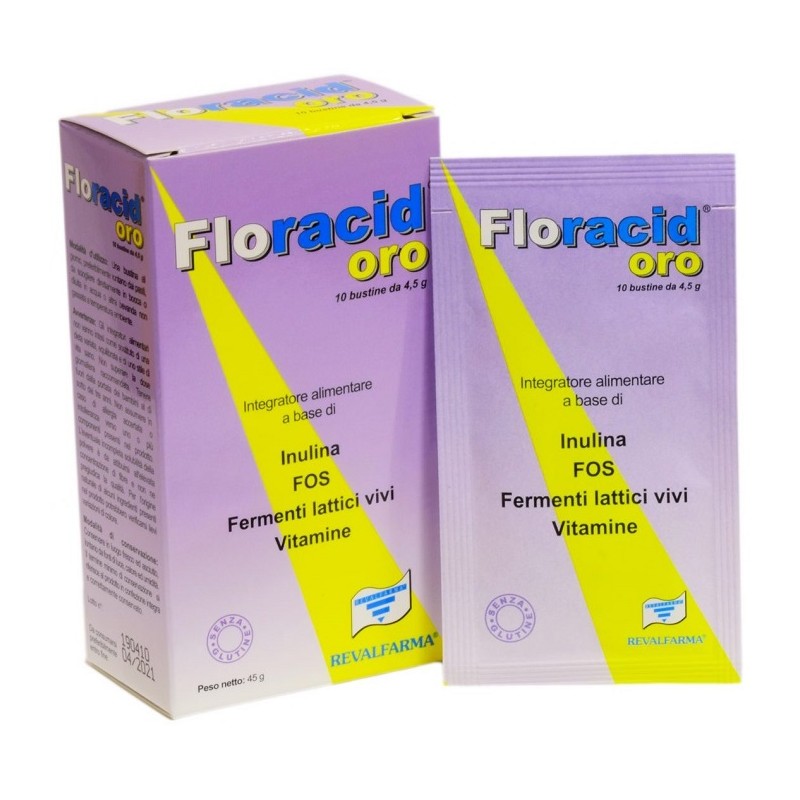 Revalfarma Floracid Orosolubile 10 Bustine Da 4,5 G