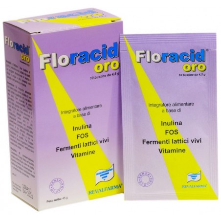 Revalfarma Floracid Orosolubile 10 Bustine Da 4,5 G