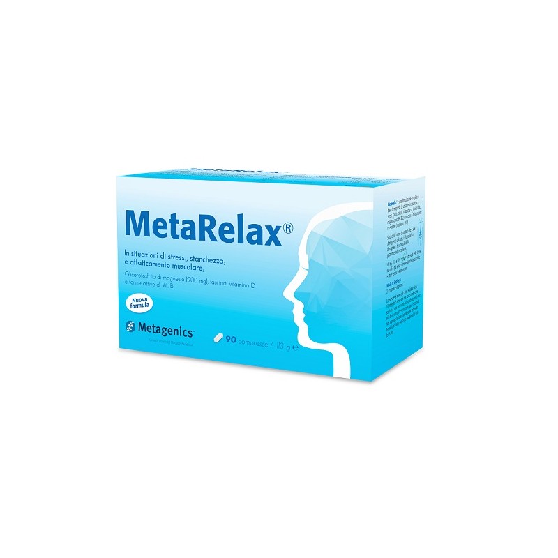 Metagenics Belgium Bvba Metarelax New 90 Compresse