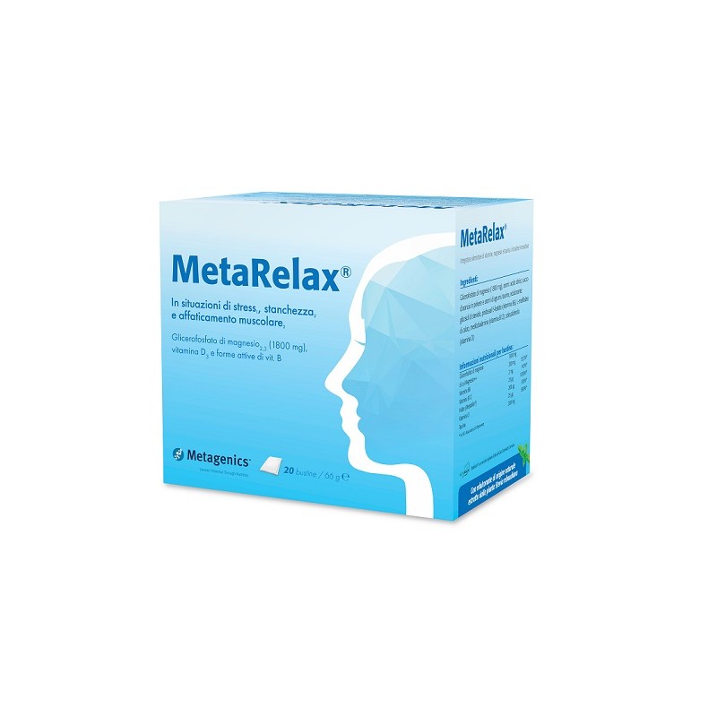 Metagenics Belgium Bvba Metarelax New 20 Bustine