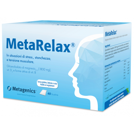 Metagenics Belgium Bvba Metarelax 40 Bustine New