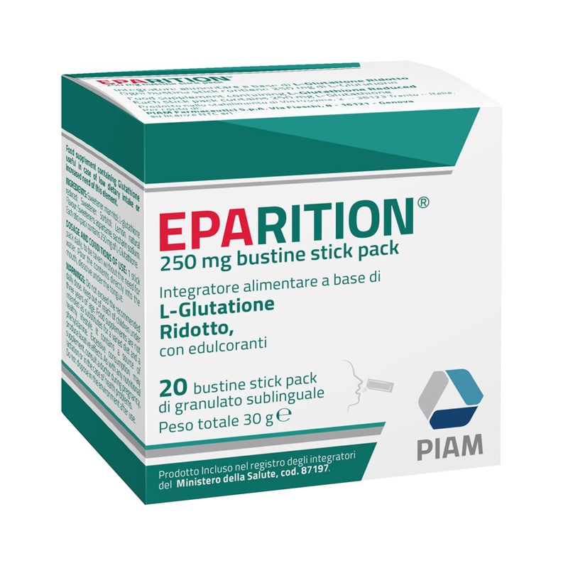 Piam Farmaceutici Eparition 20 Bustine Stick Pack Da 250 Mg Di Granulato Sublinguale