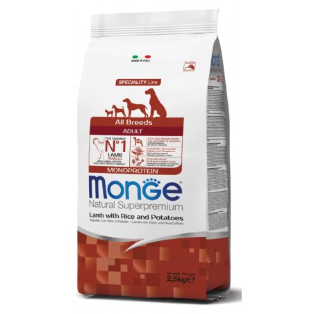 Monge & C. Monge All Breeds Adult Agnello Riso & Patate 2500 G