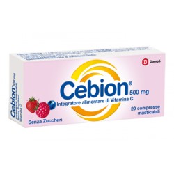 20 compresse senza zucchero gusto frutti di bosco di Cebion Effervescente Vitamina C