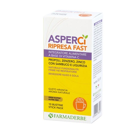 Farmaderbe Asper Ci Ripresa Fast 10 Bustine