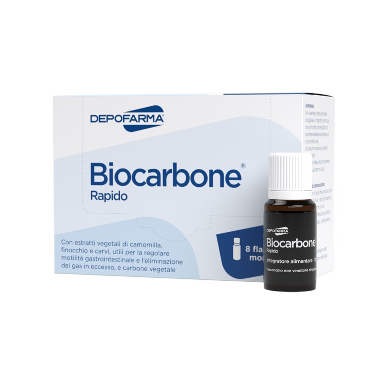 Depofarma Biocarbone Rapido 8 Flaconcini