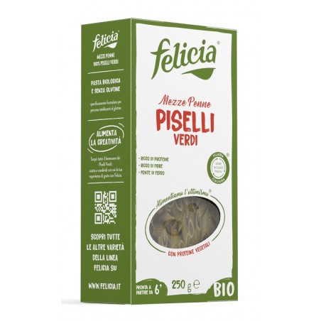 Andriani Felicia Bio Mezze Penne Piselli Verdi 250 G