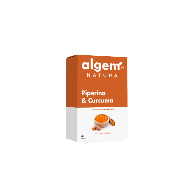 Algem Natura Piperina & Curcuma 45 Capsule