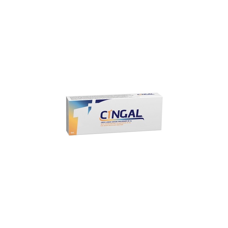 Abiogen Pharma Siringa Preriempita Intra Articolare Cingal 4 Ml 22mg/ml Acido Reticolato Con 4,5 Mg/ml Triamcinolone Esacetonide