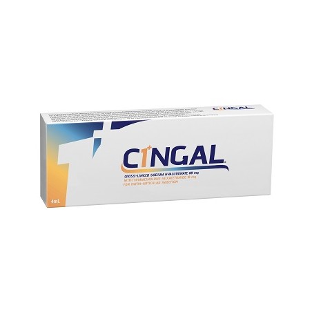 Abiogen Pharma Siringa Preriempita Intra Articolare Cingal 4 Ml 22mg/ml Acido Reticolato Con 4,5 Mg/ml Triamcinolone Esacetonide