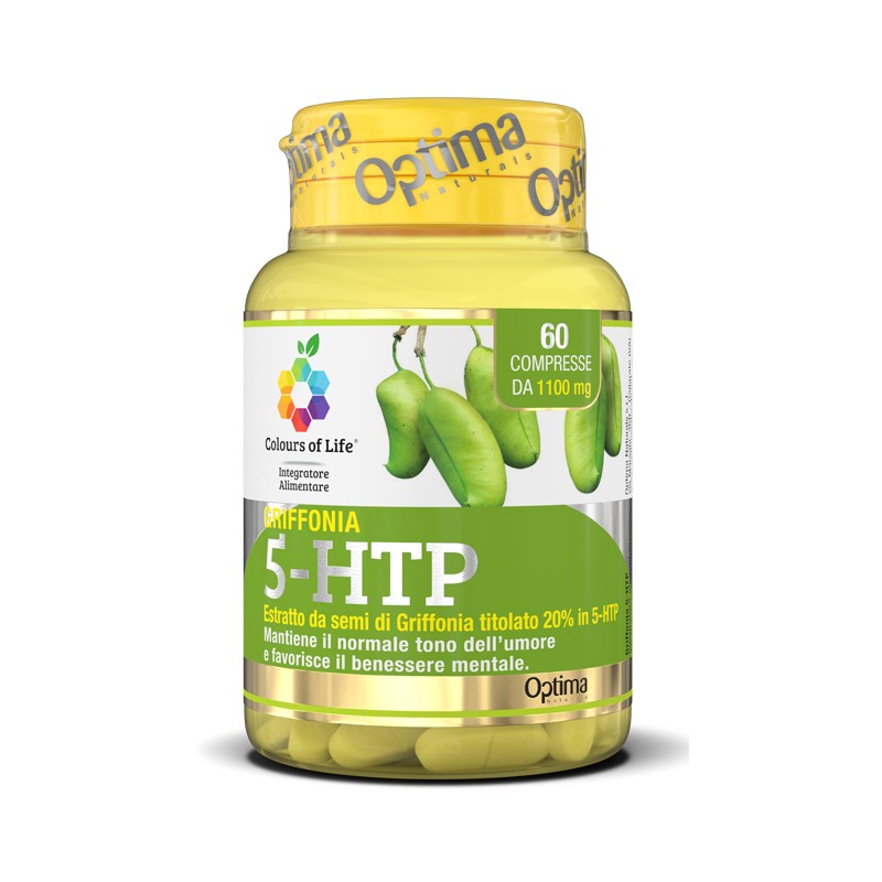 Optima Naturals Colours Of Life Griffonia 5-htp 60 Compresse 1100 Mg