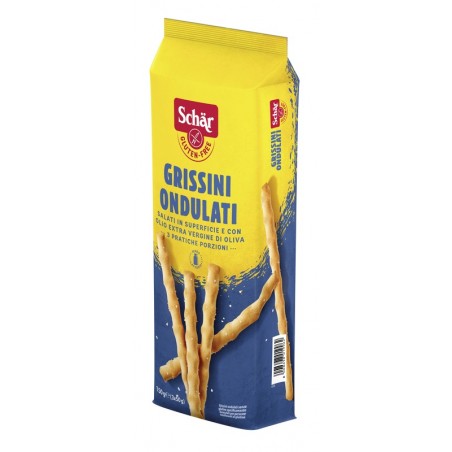 Dr. Schar Schar Grissini Ondulati Salati In Superficie 3 Porzioni Da 50 G