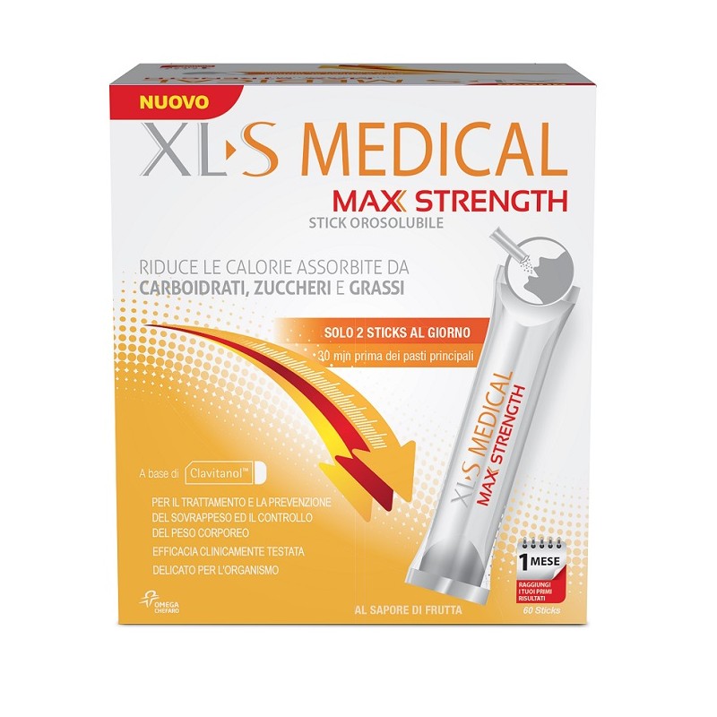 Perrigo Italia Xls Medical Max Strength 60 Stick Orosolubili