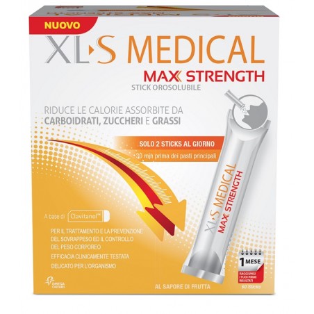 Perrigo Italia Xls Medical Max Strength 60 Stick Orosolubili