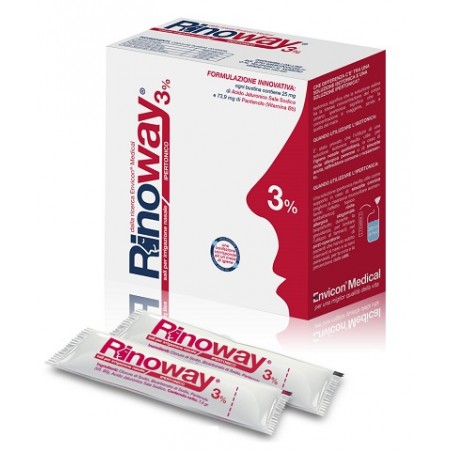 Envicon Medical Rinoway3% Sali Ipertonici 60 Bustine