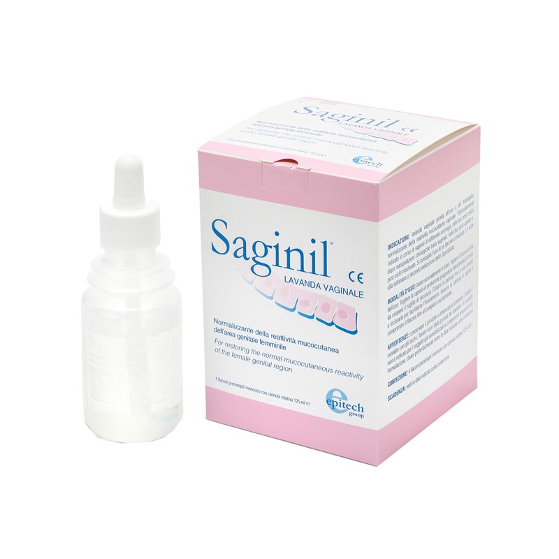 Epitech Group Saginil Soluzione Vaginale 4 Flaconi Da 125 Ml