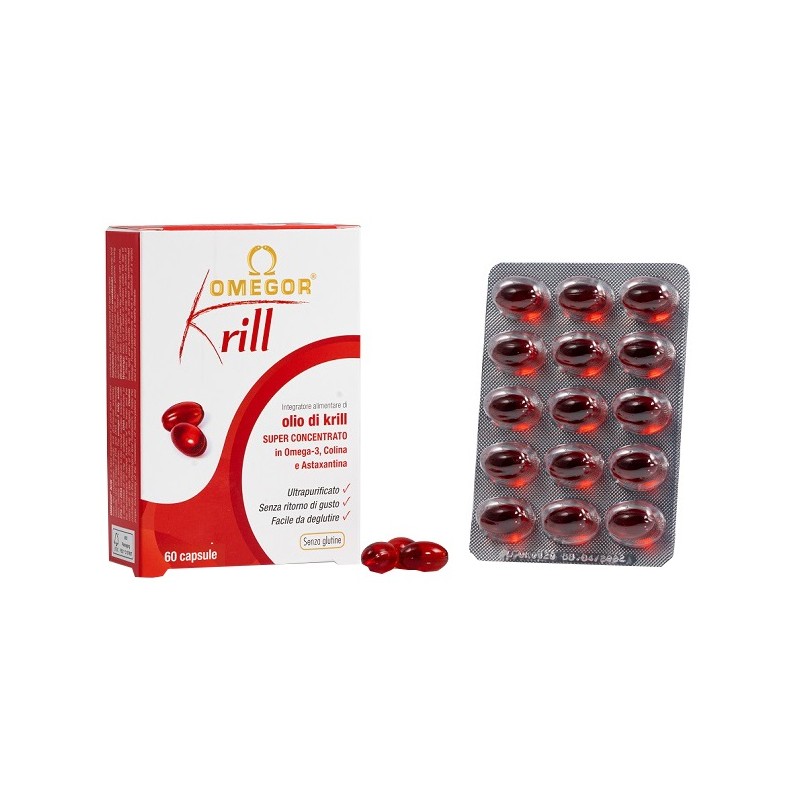 U. G. A. Nutraceuticals Omegor Krill 60 Capsule Molli