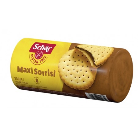 Dr. Schar Schar Maxi Sorrisi Biscotti Con Crema Al Cacao 250 G