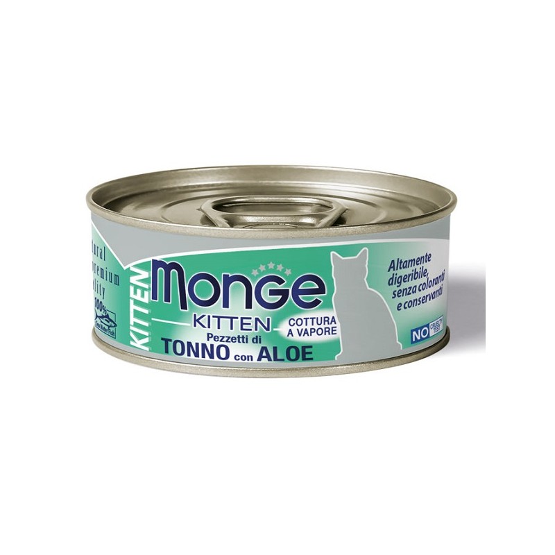 Monge & C. Monge Natural Quality Gatto Monge Jelly Pezzetti Tonno Bonito/aloe Kitten 80 G