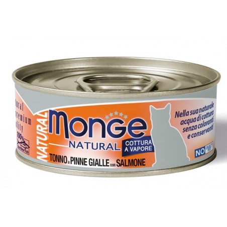 Monge & C. Monge Natural Quality Gatto Monge Natural Tonno Del Pacifico Con Salmone 80 G