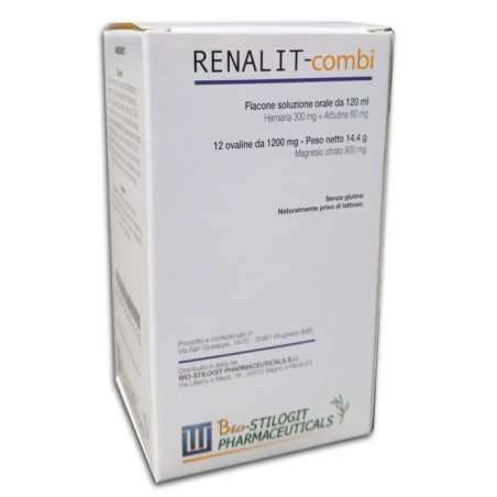 Bio Stilogit Pharmaceutic. Renalit-combi 12 Ovaline + Sciroppo 120 Ml