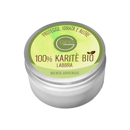 Farmaceutica Lodigiana Gesti 100% Karite' Bio 10 Ml Menta Arvensis Labbra