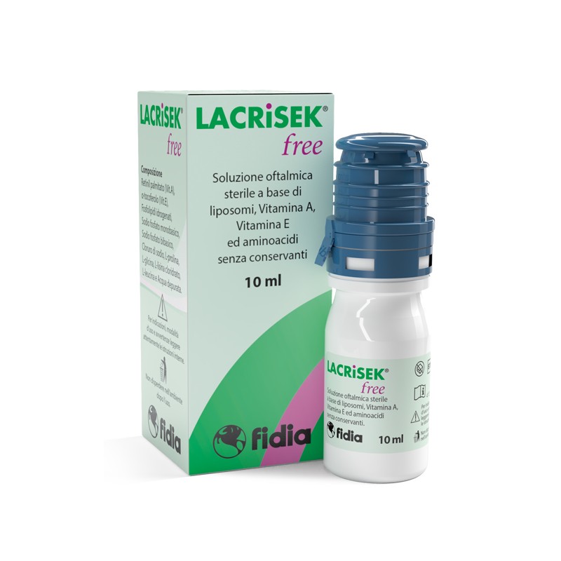 Fidia Farmaceutici Lacrisek Free Soluzione Oftalmica Senza Conservanti 10 Ml