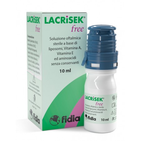 Fidia Farmaceutici Lacrisek Free Soluzione Oftalmica Senza Conservanti 10 Ml