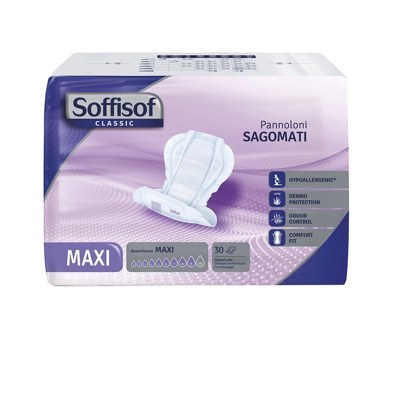 S. I. L. C. Pannolone Soffisof Classic Sagomato Maxi 30 Pezzi