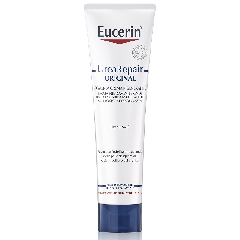 Beiersdorf Eucerin Urearepair Original Crema Rigenerante 10% Urea 100 Ml Travel Size