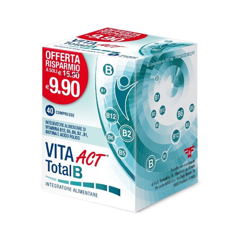 F&f Vita Act Total B 40 Compresse