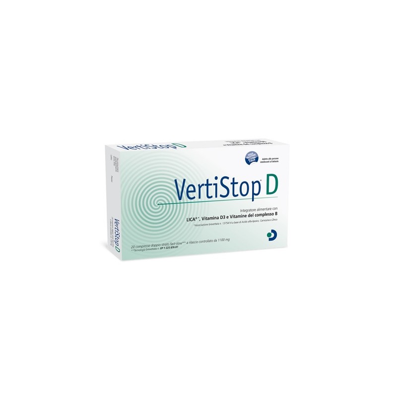 Difass International Vertistop D 20 Compresse Da 1100 Mg