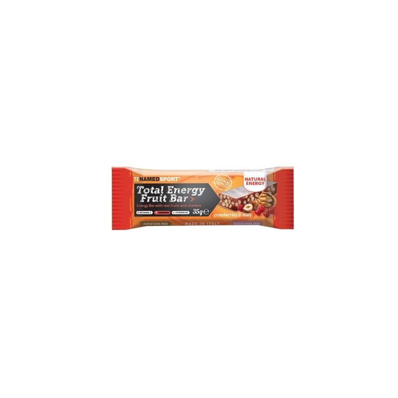 Namedsport Total Energy Fruit Bar Cranberry & Nuts 35 G