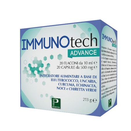 Piemme Pharmatech Italia Immunotech Advance 20 Flaconcini + 20 Capsule