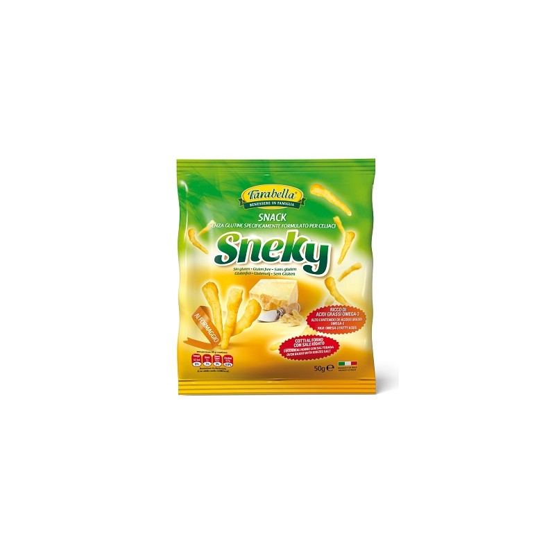 Bioalimenta Farabella Sneky Al Formaggio 50 G