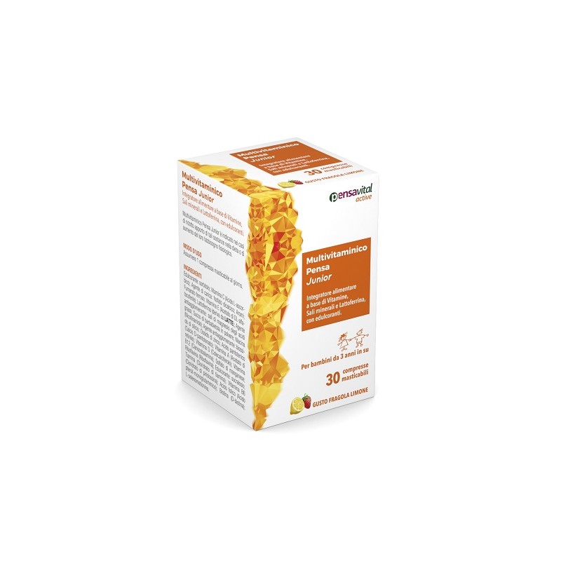 Towa Pharmaceutical Multivitaminico Pensa Junior 30 Compresse Masticabili