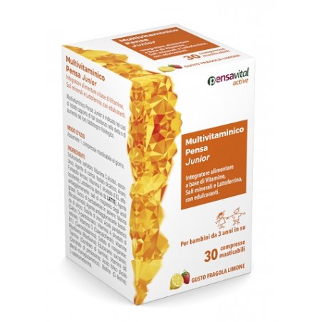 Towa Pharmaceutical Multivitaminico Pensa Junior 30 Compresse Masticabili