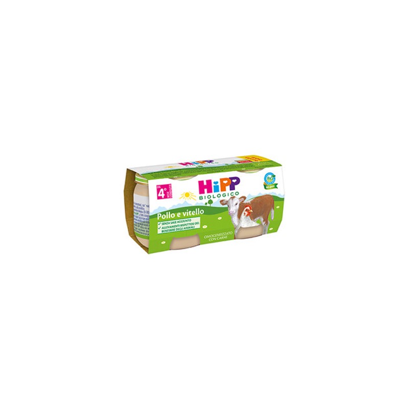 Hipp Italia Hipp Bio Hipp Bio Omogeneizzato Pollo Vitello 2x80 G