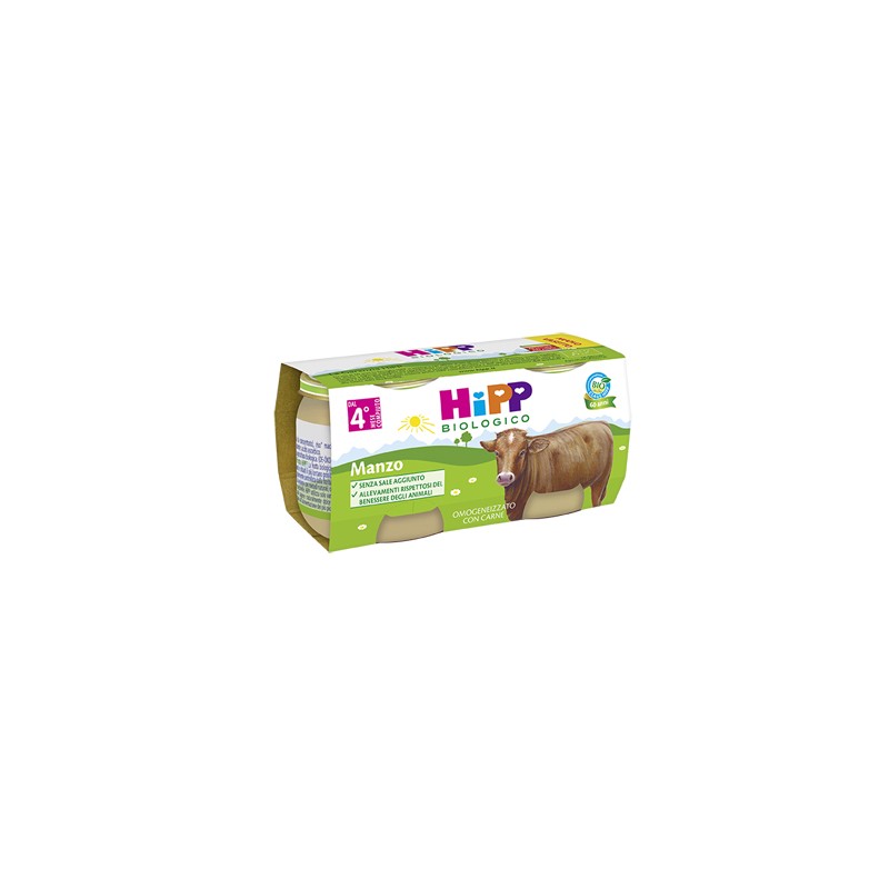 Hipp Italia Hipp Bio Hipp Bio Omogeneizzato Manzo 2x80 G