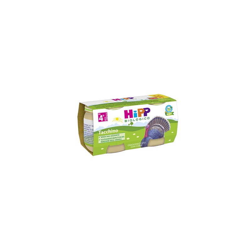 Hipp Italia Hipp Bio Hipp Bio Omogeneizzato Tacchino 2x80 G